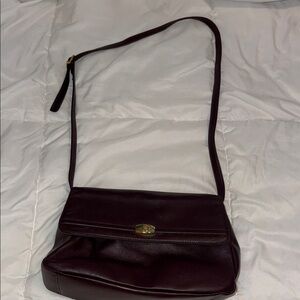 Etienne Aigner Dark Brown Crossbody Bag